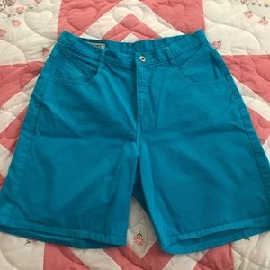 Blue vintage 80s jean shorts